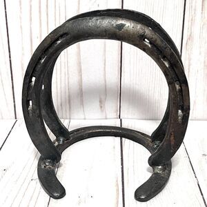 Handmade Horseshoe Napkin Holder Country Western Rustic Farmhouse Decor